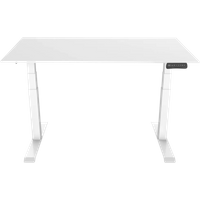 Euroseats Sitz-Steh-Schreibtisch Elektrisch 160 x 80 Weiß/Weiß - Produktbild