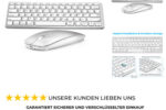 Bluetooth Tastatur Maus Set Kompakt Kabellos
