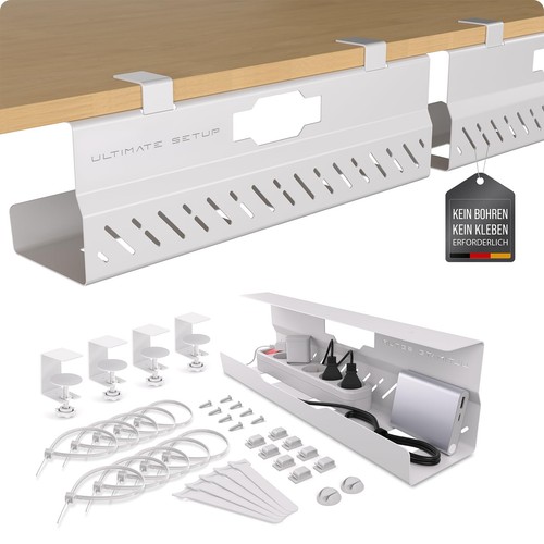 Premium Kabelkanal Schreibtisch – Ideales Schreibtisch