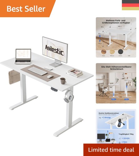 Flexibler Schreibtisch 100 x 60 cm,