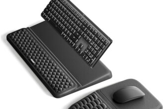 Ergonomische Tastaturablage Mauspad Set 430x243mm