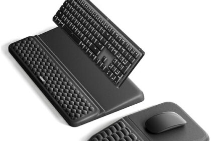 Ergonomische Tastaturablage Mauspad Set 430x243mm