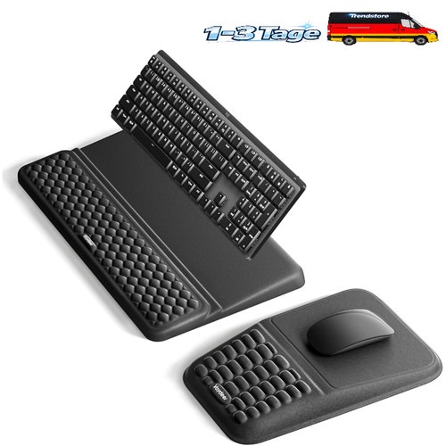 Ergonomische Tastaturablage Mauspad Set 430x243mm