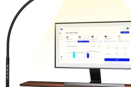 EYOCEAN LED Schreibtischlampe, Augenschutz Klemmleuchte, Klemmlampe