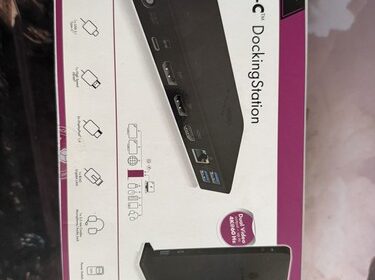 Icy Box IB-DK2405-C Notebook Dockingstation, 3x