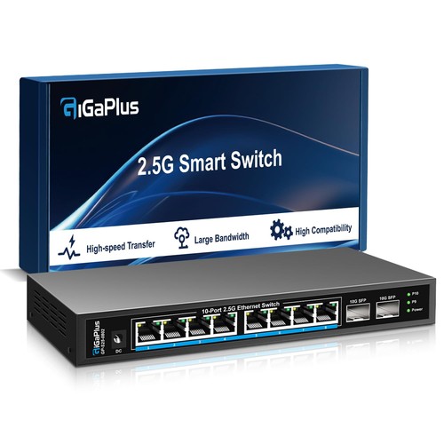 2,5 Gbps Netzwerk Switch 8 Port
