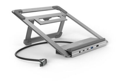 HAMA USB-C-Docking-Station "Connect2Office Stand", Notebook-Stand, #1906960