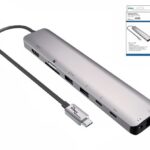 DINIC USB-C 9-in-1-Dockingstation: HDMI 4K/60Hz, 3,5mm
