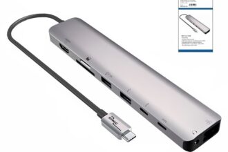 DINIC USB-C 9-in-1-Dockingstation: HDMI 4K/60Hz, 3,5mm