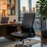 Komfortabler Bürostuhl für Büro und Homeoffice