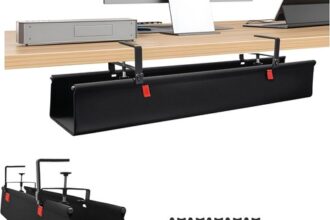 Treibo Kabelkanal Schreibtisch Ohne Bohren, 90cm