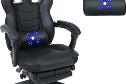 Ergonomischer Gaming Stuhl Schwarz | Bürostuhl