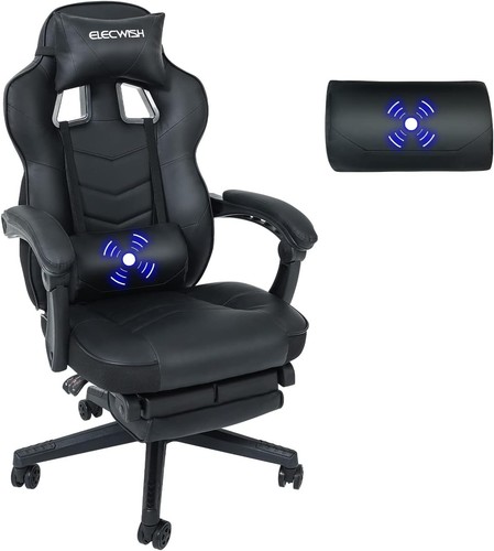 Ergonomischer Gaming Stuhl Schwarz | Bürostuhl