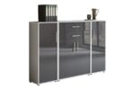 Aktenschrank TABOR 16 Büroschrank Metallgriffe Büromöbel