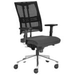 Nowy Styl Bürostuhl Net-Motion Stoff schwarz,