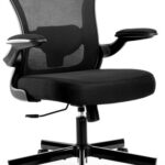 Bürostuhl Ergonomisch Höhenverstellbar mit Lendenstütze Netzgewebe