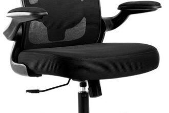Bürostuhl Ergonomisch Höhenverstellbar mit Lendenstütze Netzgewebe