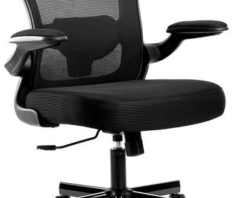 Bürostuhl Ergonomisch Höhenverstellbar mit Lendenstütze Netzgewebe