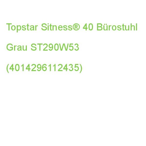 Topstar Bürostuhl Sitness 40, St290w53 Stoff