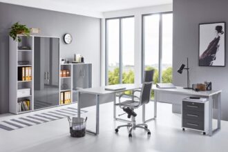 Büromöbel-Set TABOR PRO 4 Arbeitszimmer Komplett-Set