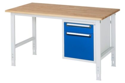 Arbeitstisch, Hängeregister, MDF Arbeitsplatte, 500 kg,
