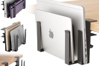 Dual‑Geräte Verstellbarer Laptopständer mit Klemme für