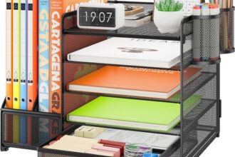 VITVITI Schreibtisch Organizer, 5 Ebenen Briefablage