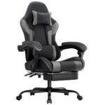 Ergonomischer Gaming Stuhl PU Leder Bürostuhl