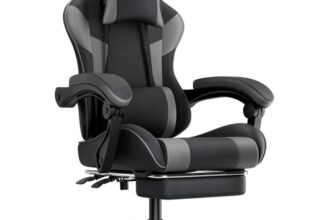 Ergonomischer Gaming Stuhl PU Leder Bürostuhl