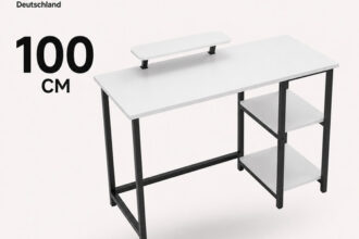 Schreibtisch 100cm mit Regal Home Office