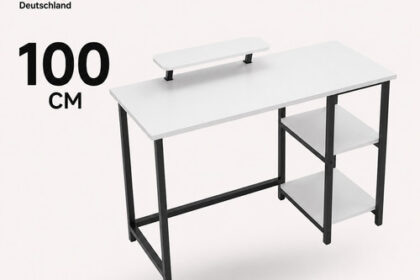 Schreibtisch 100cm mit Regal Home Office