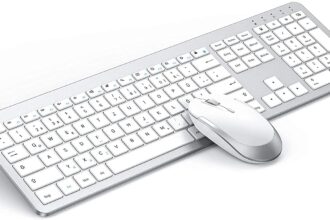 seenda SK38-3: Dünne kabellose Tastatur und Maus Set