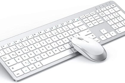 seenda SK38-3: Dünne kabellose Tastatur und Maus Set
