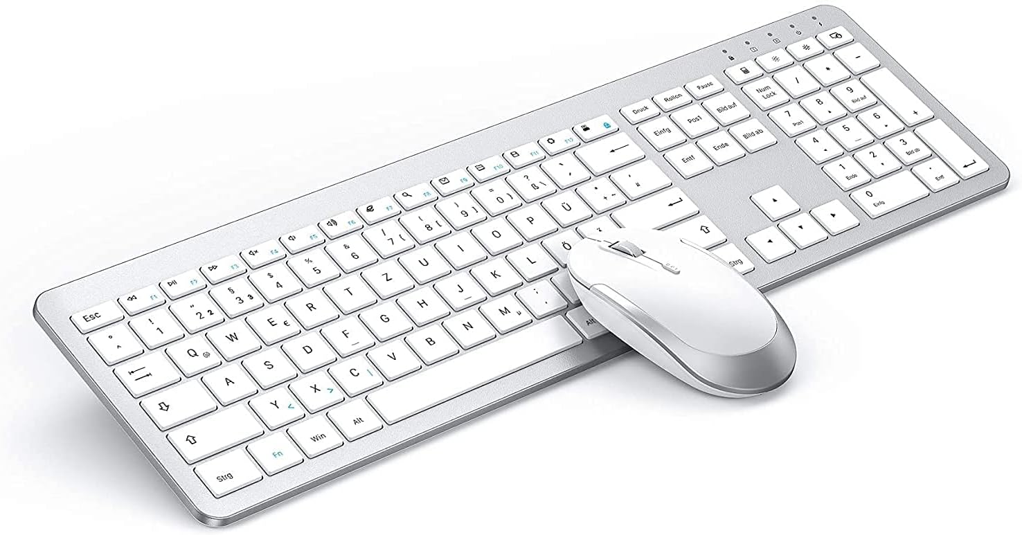 seenda SK38-3: Dünne kabellose Tastatur und Maus Set