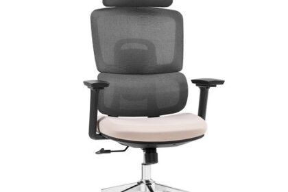 Ergonomischer Bürostuhl Netz Drehstuhl Sitz gepolstert