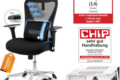 CLOUVOU Chaise Bureau Ergonomique CleverSeat Fauteuil & Chaise Gaming