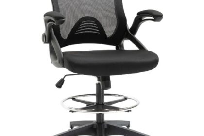 Ergonomischer Bürostuhl Schreibtischstuhl Fußablage Drehbar Höhenverstellbar
