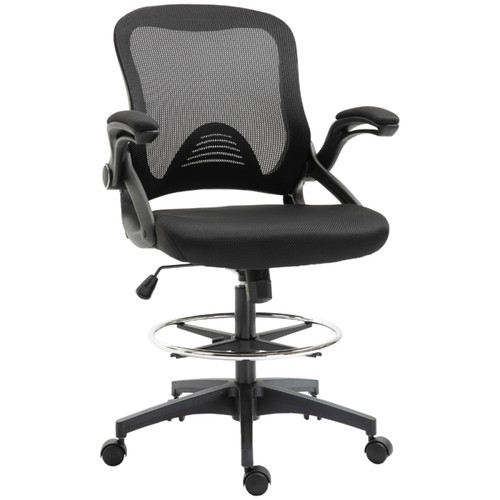 Ergonomischer Bürostuhl Schreibtischstuhl Fußablage Drehbar Höhenverstellbar