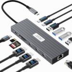 USB C Docking Station 13in1 Triple
