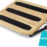 Verstellbare Fußstütze Schreibtisch Holz- Ergonomische Fußbank