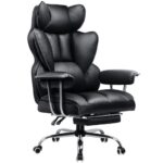 Gaming Stuhl Schwarz Bürostuhl Ergonomischer Gamer