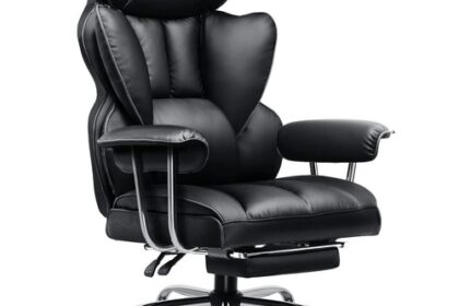 Gaming Stuhl Schwarz Bürostuhl Ergonomischer Gamer