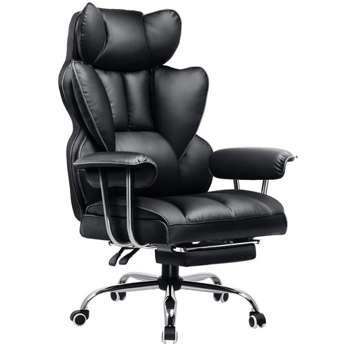 Gaming Stuhl Schwarz Bürostuhl Ergonomischer Gamer