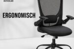 Ergonomischer Bürostuhl Mesh Drehstuhl Schreibtischstuhl Wippfunktion