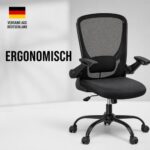 Ergonomischer Bürostuhl Mesh Drehstuhl Schreibtischstuhl Wippfunktion
