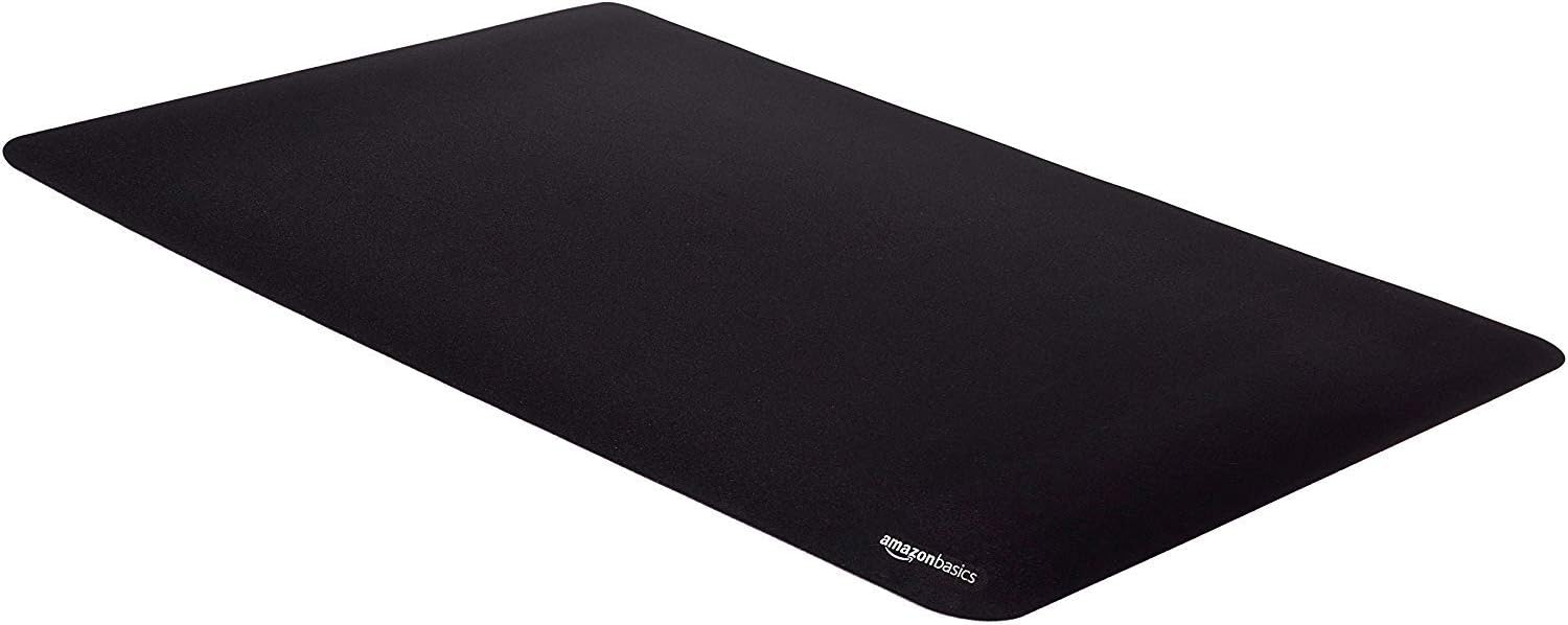 Amazon Basics Großes erweitertes Computer-Mauspad, rechteckig, 42,4 x 90,7 cm, Schwarz