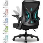 Bürostuhl ergonomisch höhenverstellbar Netzstuhl mit Armlehnen