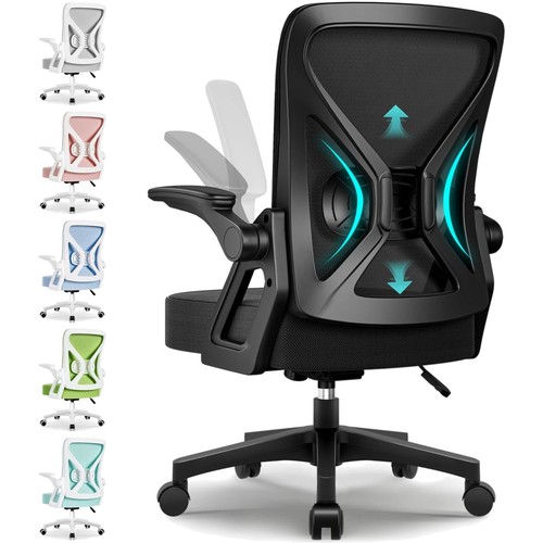 Bürostuhl ergonomisch höhenverstellbar Netzstuhl mit Armlehnen