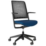 Nowy Styl Bürostuhl WITHME Stoff blau,
