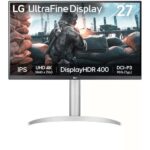 LG Monitor UltraFine 27UP650K-W.AEU, Schwarz/Weiß, 27